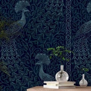 วอลเปเปอร์ OWLS WALLPAPERS PAVO PARADE WALLPAPER 68.5CM X 10M.